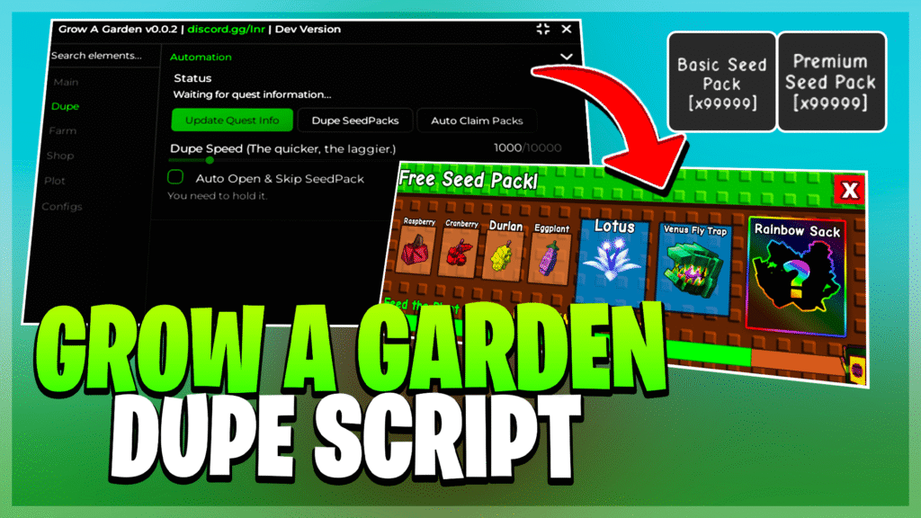Grow A Garden Dupe Script